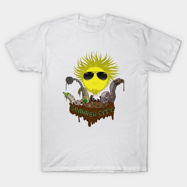 Summer city T-Shirt by juliusllopis